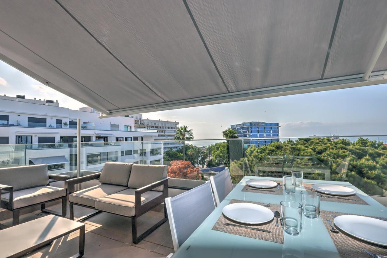 Brand New Apartment With Pool And Sea View In マルベーリャ エクステリア 写真