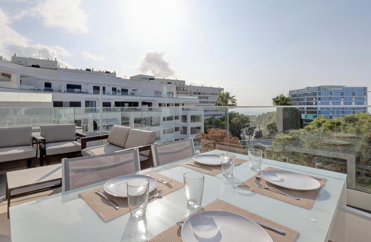 Brand New Apartment With Pool And Sea View In マルベーリャ エクステリア 写真